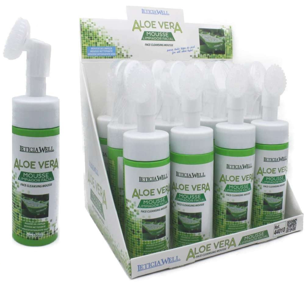LIMPIADOR FACIAL EN MOUSSE DE ALOE VERA - LETICIA WELL