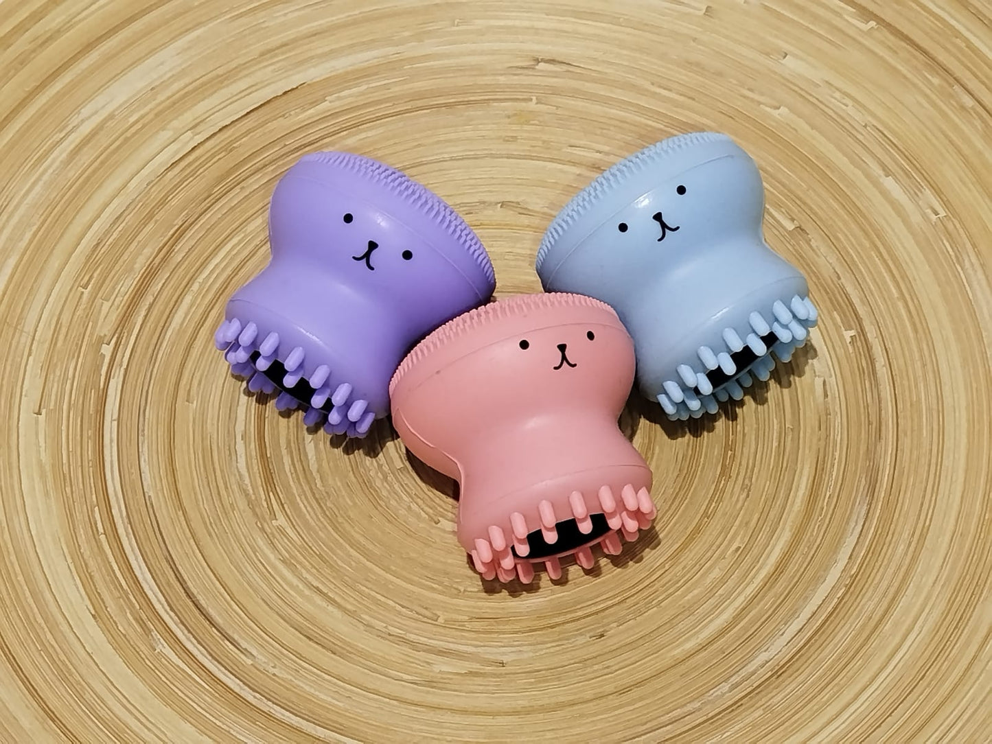 CEPILLO DE LIMPIEZA FACIAL CON FORMA DE PULPO