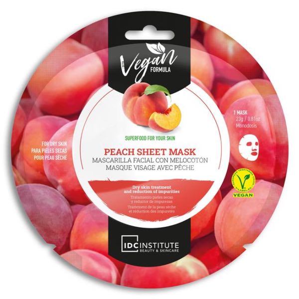 MASCARILLA FACIAL PEACH SHEET MASK - IDC INSTITUTE