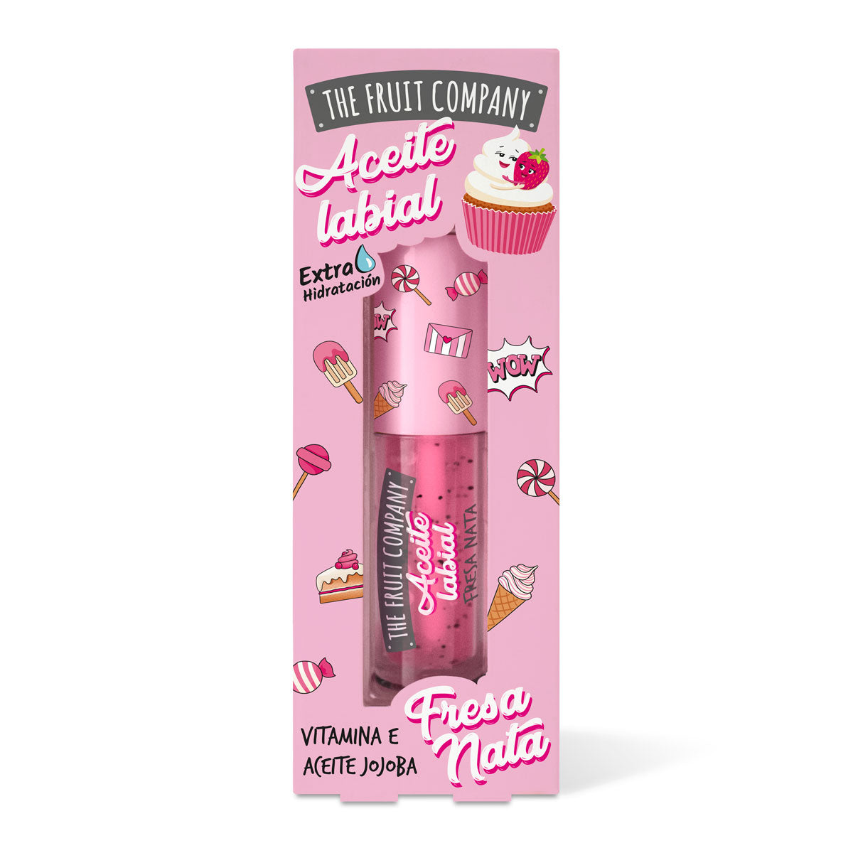 ACEITE LABIAL NATA Y FRESA - THE FRUIT COMPANY